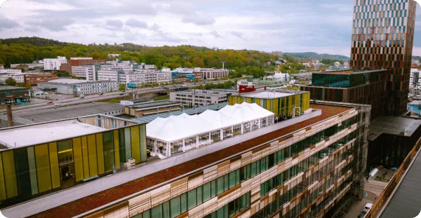 Säljer kompletta tält och tältsystem, både nytt och begagnat - Flexonomic