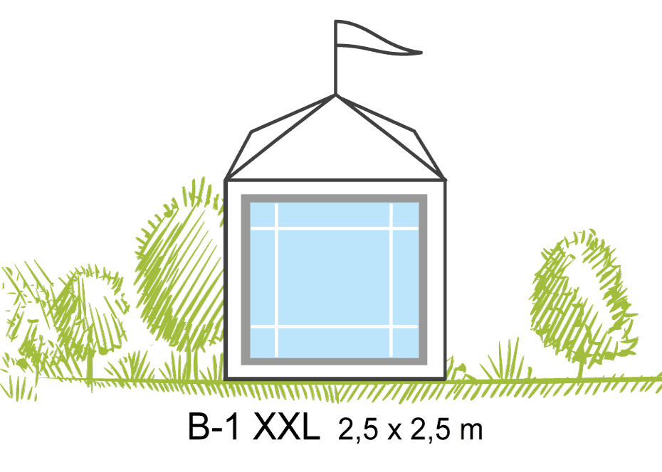 Tält B1-XXL - Flexonomic