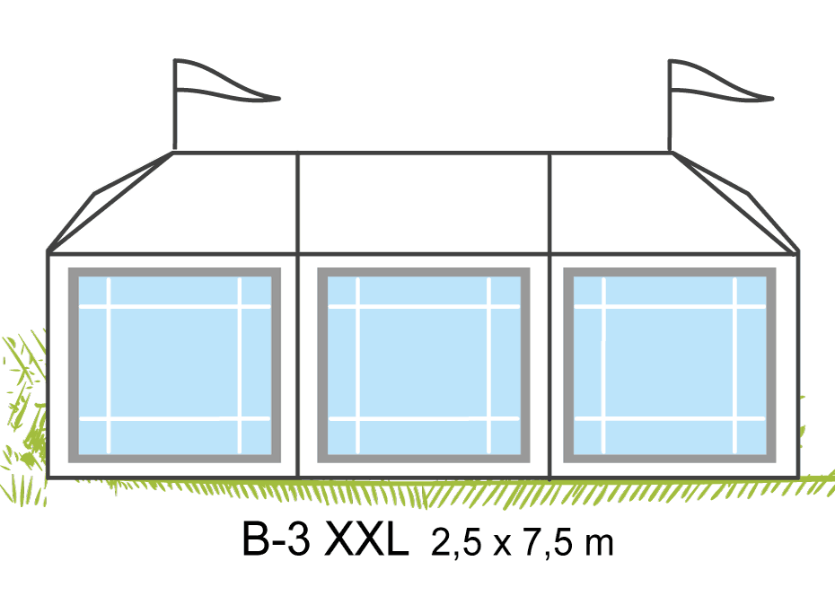 Tält B3-XXL - Flexonomic