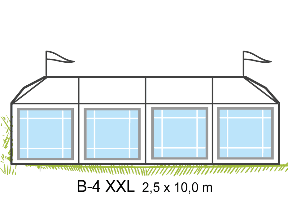 Tält B4-XXL - Flexonomic