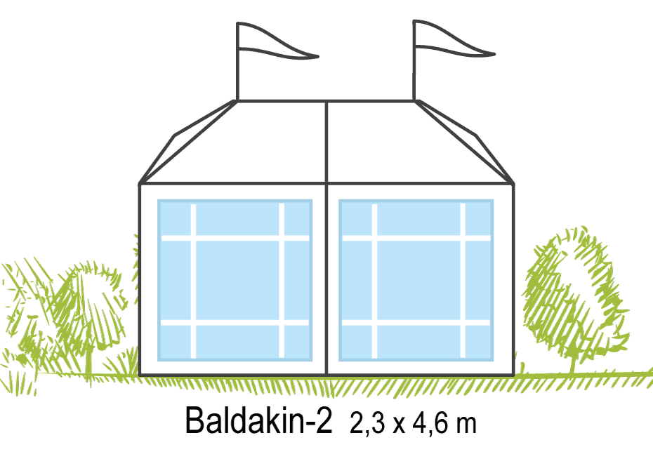 Tält Baldakin-2