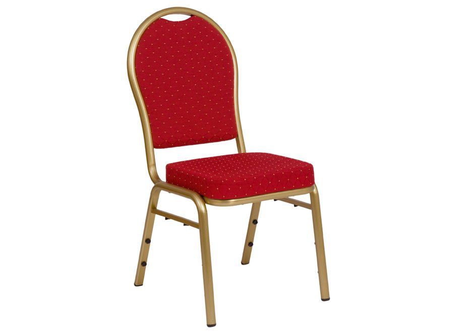 Bankettstol röd