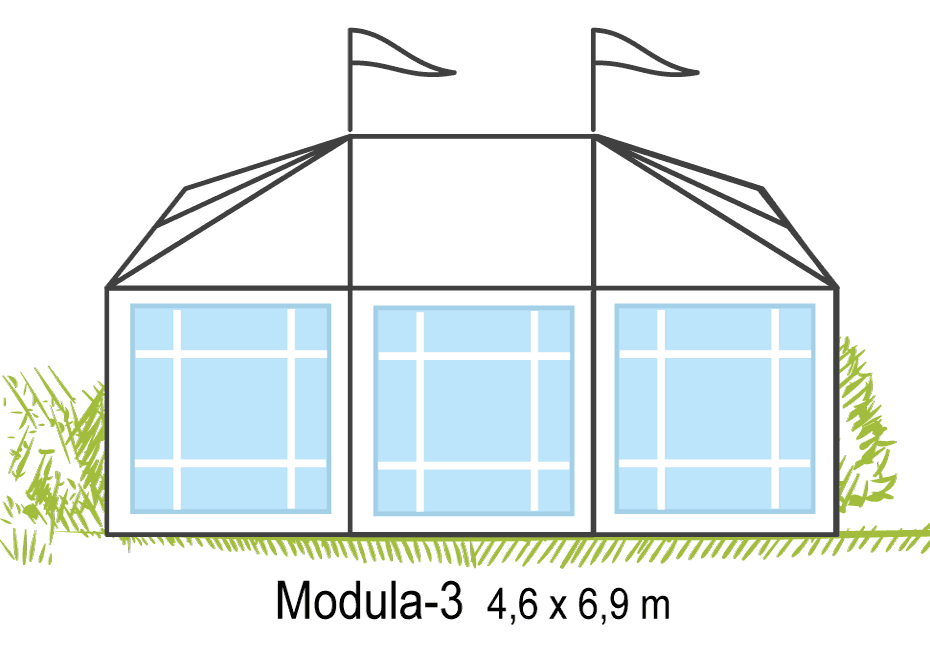 Tält Modula-3 - Flexonomic