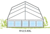 Tält R10-XXL 12,5x10m - Flexonomic