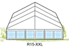 Tält R10-XXL 15x10m - Flexonomic