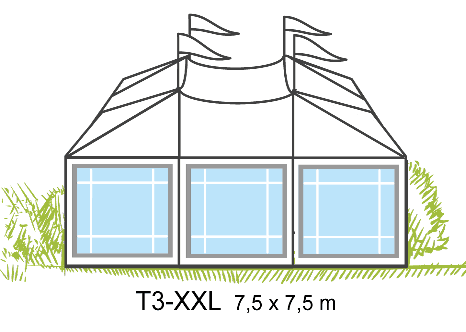 Tält T3-XXL