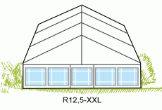 Tält R10-XXL 12,5x25m