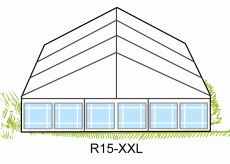 Tält R10-XXL 15x15m